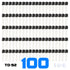 100pcs BC517 General Purpose NPN Darlington Transistor TO-92 NPN 30V 0.4A