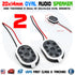 2pcs Speaker Oval 20x14mm Dia 8 Ohm 1W 2-Wire Mini Micro Audio Magnetic Arduino