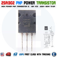 2SA1302 + 2SC3281 Audio Power Toshiba Transistors 15A 200V 150W TO-3P - eElectronicParts