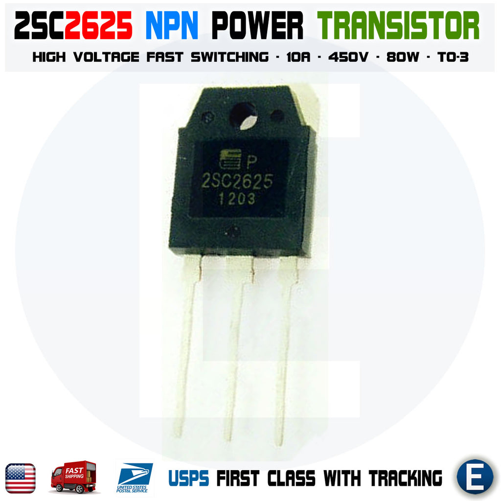 2SC2625 C2625 Transistor High Voltage Speed Switching NPN 450V 10A 80W