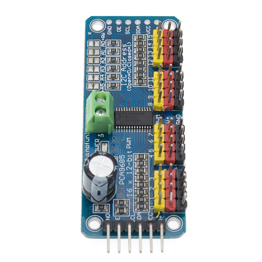 PCA9685 16 Channel 12-bit PWM Servo motor Driver I2C Module For Servo Arduino US - eElectronicParts