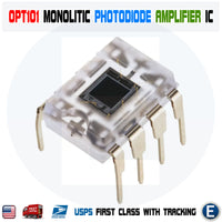 OPT101 Monolithic Photodiode and Single-Supply Transimpedance Amplifier 8-Pin