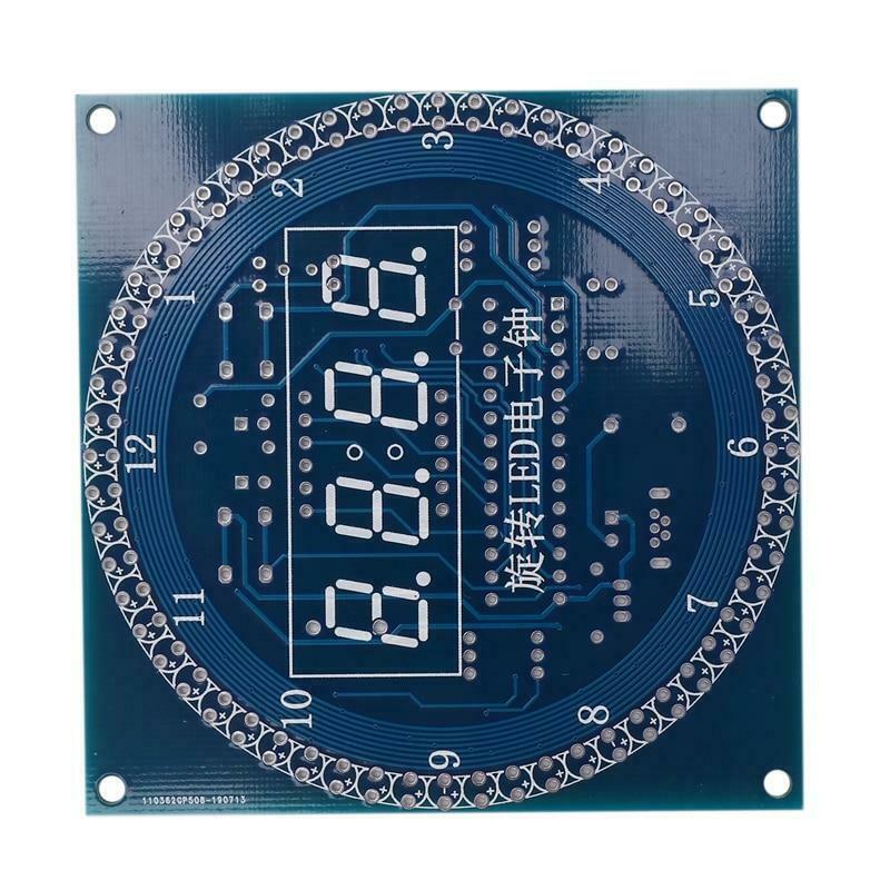 Led Display Alarm Clock Module DIY Rotating Digital LED Display Module Alarm Electronic Digital Clock ...