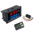 1pcs DC 0-100V 10A  Voltmeter Ammeter Blue + Red LED Amp Dual Digital DSN-VC288