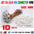 10PCS JST XH 2.5-4 Pin Battery Connector Plug Female & Male with 120MM Wire