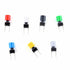 70pcs Tactile Push Button Switch Cap 6x6mm Self-locking Round Key Cap Multicolor