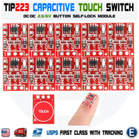 10pcs TTP223 Capacitive Touch Switch Button Self-Lock Module Sensor for Arduino