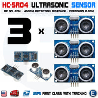 3pcs HC-SR04 Ultrasonic Module Measuring Sensor Arduino Raspberrypi Robot - eElectronicParts
