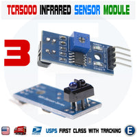 3pcs Tracing sensor module TCRT5000 Infrared reflection photoelectric switch follower line - eElectronicParts