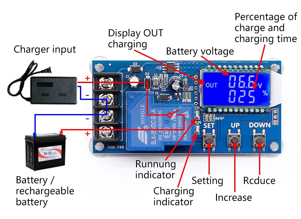 6V-12V-24V Battery Charger 8 stage 30Amp Charge rate