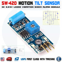 SW 420 Motion Tilt Sensor Vibration Switch Alarm Module for Arduino 3.3-5V - eElectronicParts