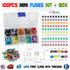 100pcs 10 values Car Mini Blade Fuses Kit 2A 3A 5A 7.5A 10A 15A 20A 25A 30A 35A - eElectronicParts