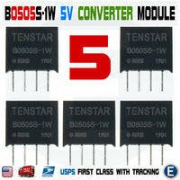 5pcs B0505S-1W 5V to 5V converter DC DC power module converter 1000V DC Isolation