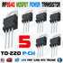 5pcs IRF9540 IRF9540N P-Channel Power MOSFET 23A 100V TO-220 IR Transistor
