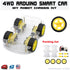 4wd Smart Robot Car Chassis Kits With Speed Encoder for Arduino - eElectronicParts