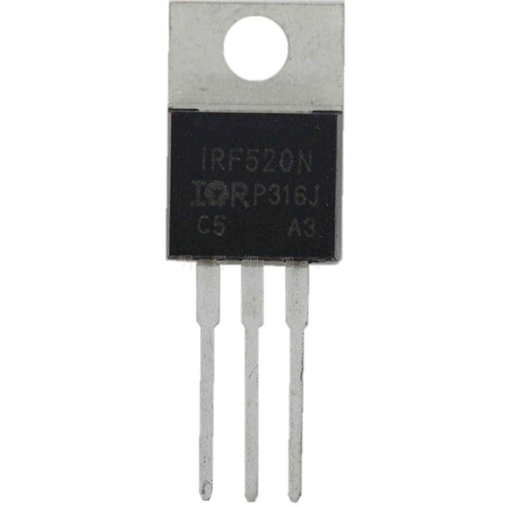 10pcs IRF520 IRF520N N-Channel IR Power MOSFET Transistor TO-220