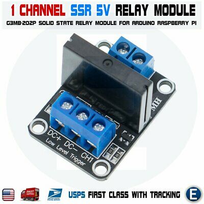 1 Channel 5V G3MB-202P SSR Solid State Relay Module Resistive Fuse Arduino