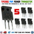 5pcs TIP2955 PNP Power Transistor 15A 60V TO-247 Audio Amplifier - eElectronicParts
