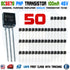 50 x BC557B BC557 Silicon PNP Transistors 45V 100mA 500mW Amplifier TO-92 Case - eElectronicParts