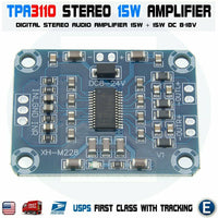 TPA3110  2×15W Digital Audio Stereo Amplifier Module Board Dual Channel