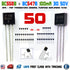 50pcs 25 x BC558B BC558 25 x BC547B BC547 Pairs Transistors NPN PNP TO-92 - eElectronicParts