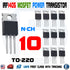 10pcs IRF1405 IRF 1405 Power MOSFET Transistor TO-220AB "IR" N CHANNEL 55V 169A - eElectronicParts