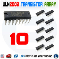 10pcs ULN2003 ULN2003AN Darlington Transistor Array 7-Channels DIP-16 IC