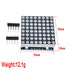 MAX7219 BLUE dot matrix 8x8 8*8 led display module Arduino MCU DIY Raspberry pi