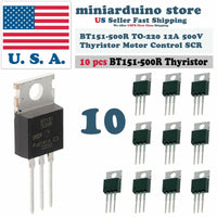 10pcs BT151-500R TO-220 12A 500V BT151 Thyristor Motor Control SCR - eElectronicParts