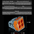 10Pcs wire connector for junction box 4 pin PCT-104 conductor terminal block RS - eElectronicParts
