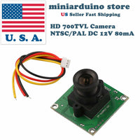 FPV Camera Kit 700TVL TS5828 600mw 5.8ghz 32ch AV Transmitter Clover Antenna - eElectronicParts
