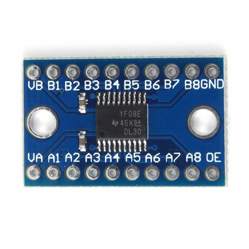 3PCS 8 Channel 8-Bit Logic Level Bi-directional Converter Module TXS0108E 3v3 5v - eElectronicParts