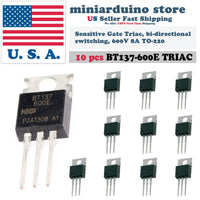 10PCS BT137-600E BT137 600V 8A Triac TO-220S Thyristor - eElectronicParts