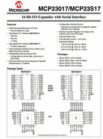 MCP23017-E/SP MCP23017 - 16-Bit I/O Expander IC Microchip Corporation - eElectronicParts