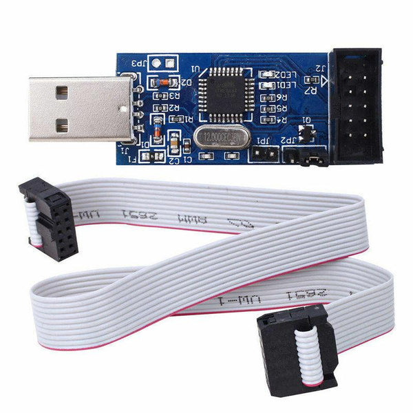 USBASP USBISP AVR Programmer Adapter 10 Pin Cable USB ATMEGA8 ATMEGA12 ...