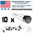 10pcs 2W10 2A 1000V Diode Bridge Rectifier Round 4 pin Single Phase New - eElectronicParts