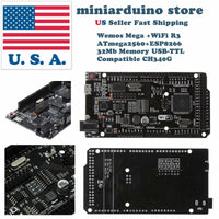 WeMOS Mega + WiFi R3 ATmega2560 + ESP8266 USB-TTL For Arduino Mega NodeMCU - eElectronicParts