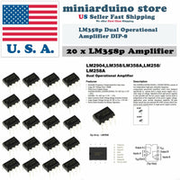 20pcs LM358 LM358N LM358P Dual Op Amp DIP-8 Low Power Operation Amplifier - eElectronicParts