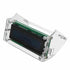 LCD1602 Transparent Acrylic LCD Shell for 2.5'' 1602 yellow/blue Enclosure Case - eElectronicParts