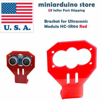 3Pcs Cartoon Ultrasonic Sensor Fixed Bracket Red for HC-SR04 Ultrasonic Module - eElectronicParts