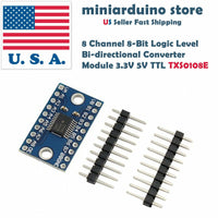 3PCS 8 Channel 8-Bit Logic Level Bi-directional Converter Module TXS0108E 3v3 5v - eElectronicParts