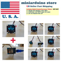 Arduino DIY Cryptocurrency Price Ticker OLED 0.96 Display WiFi ESP8266 - eElectronicParts