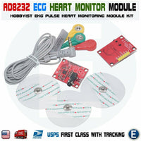 AD8232 ECG Module EKG Pulse Heart Monitoring Arduino Compatible Sensor Kit
