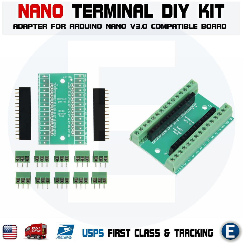 Terminal Adapter Expansion Board for Arduino Nano V3.0 DIY KIT