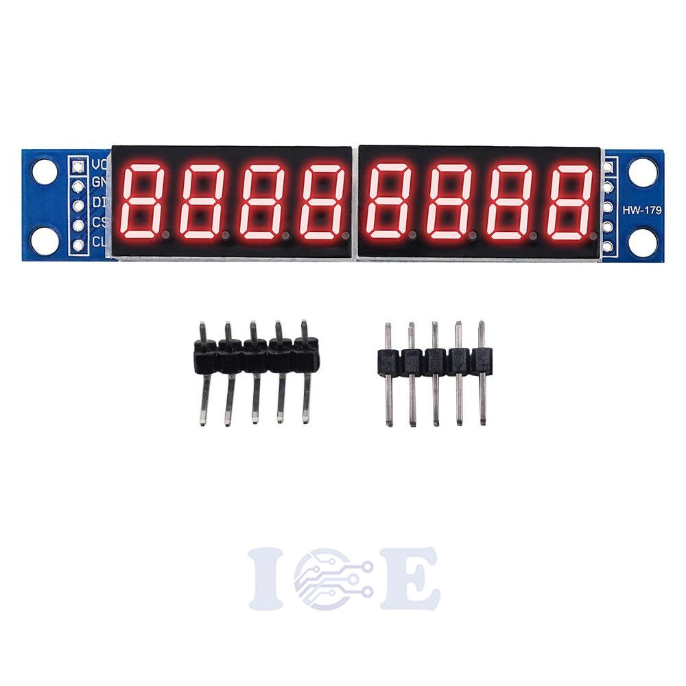 MAX7219 CWG 8-Digit Digital Tube Display Control Module Red For Arduino MAX7219 CWG 8-Digit Digital Tube Display Control Module Red For Arduino