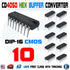 10PCS CD4050 CD4050BE CD4050B CMOS Hex Non-Inverting Buffer/Converter DIP-16
