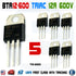 5pcs BTA12-600B BTA12 Triac 600V 12A TO-220AB USA - eElectronicParts