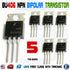 5pcs BU406 Transistor NPN TO-220 Power 60W 200V 10A High Switching Speed