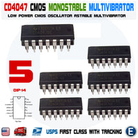 5PCS CD4047B Low-Power Monostable/Astable Multivibrator CD4047BE CMOS DIP-14 - eElectronicParts