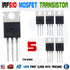 5pcs IRF510N IRF510 Power MOSFET N-Channel Transistor 5.6A 100V IRF510PBF TO-220A - eElectronicParts